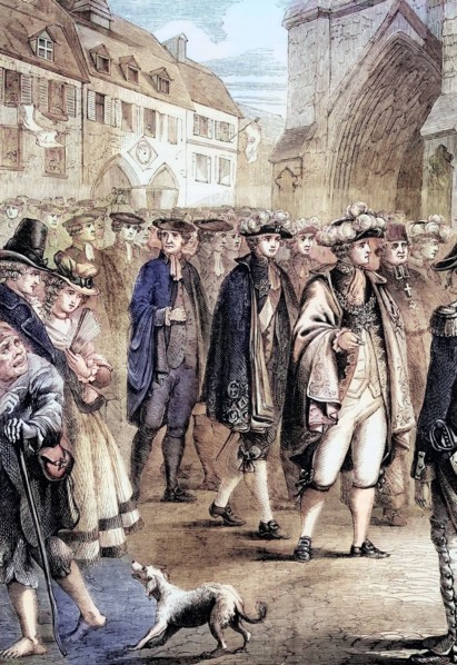 Procession of the Estates (Tiers Etat). the common people. They were part of the General Assembly
