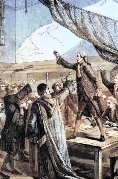 Meeting of the revolutionary leaders The Constituent Assembly Taking the ballroom oath in