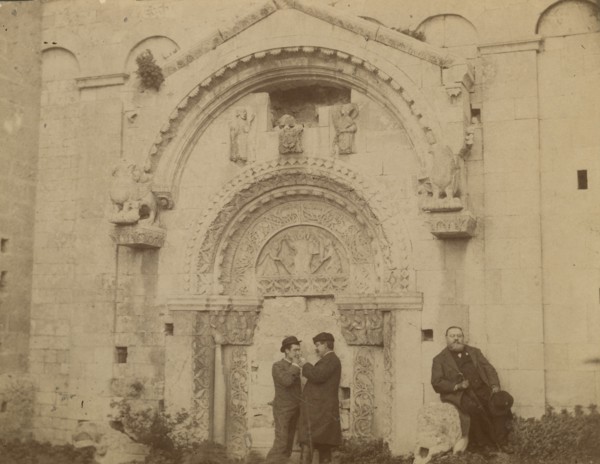 The portal of the church of San Leonardo di Siponto