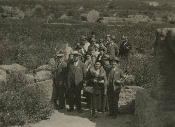 In the Valley of the Temples of Agrigento. 
	
		1924