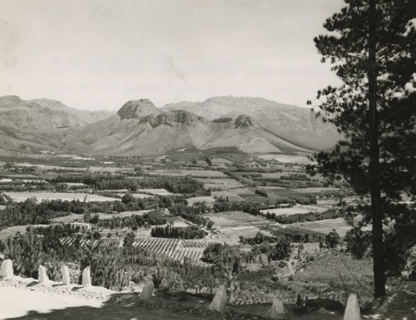 The French Hoek Valley in South Africa. 
	
		1964 circa