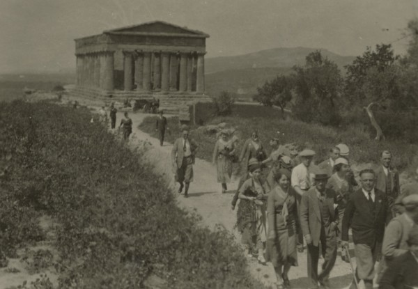 Temple of Concord in Agrigento. 
	
		1924
