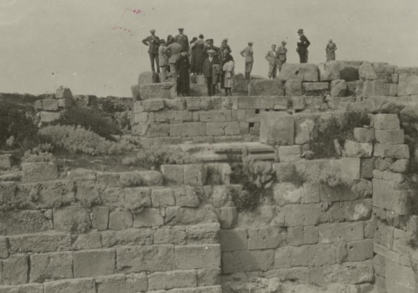 At the excavations of Selinunte. 
	
		1924