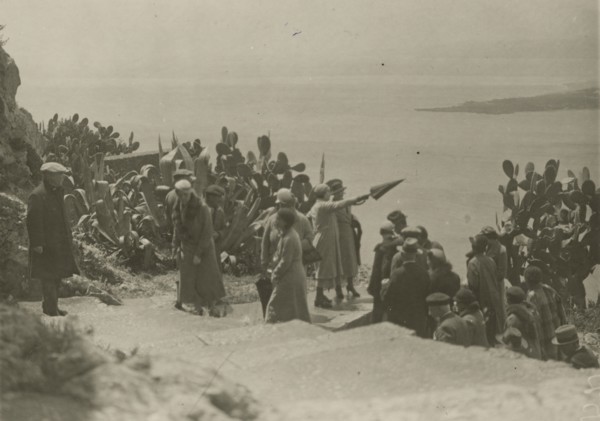 Walk along the coast in Castelmola. 
	
		1924