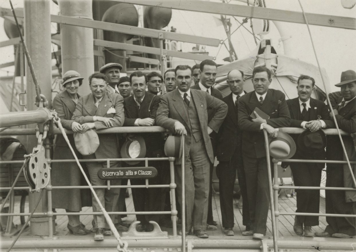 First class passengers. 1924