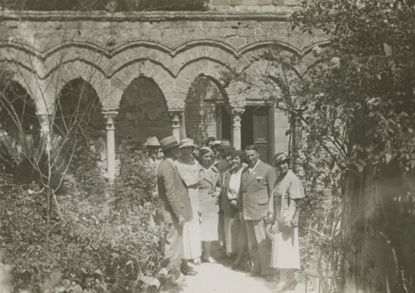 Cloister of the Cathedral of Monreale. 1924