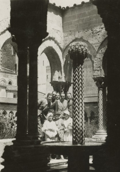 Cloister of the Cathedral of Monreale. 1924