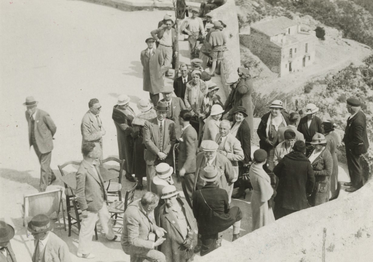 At the Castle of Taormina. 1924