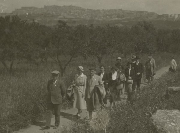 In the Valley of the Temples of Agrigento. 1924