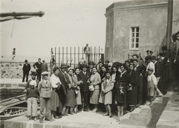 At a pier. 1924