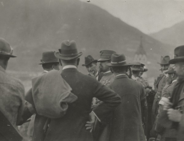 Touring Club  Members  during the 1920 excursion to Venezia Giulia. 1920