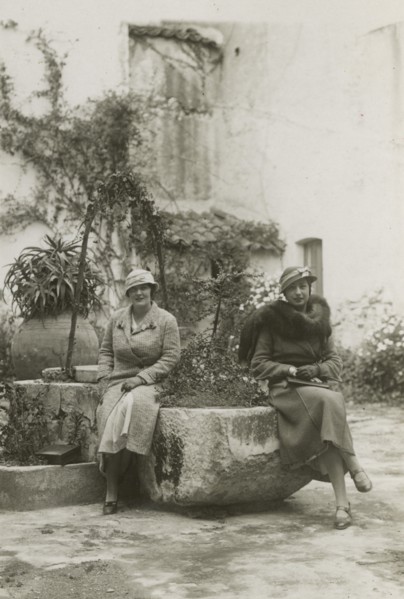 Two women during an excursion in Sicily. 1924
