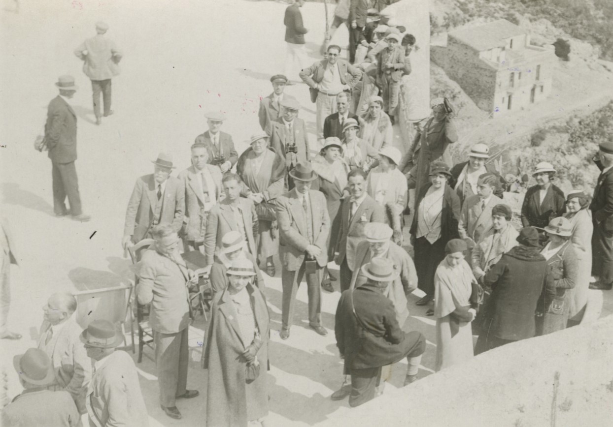 Visit to Taormina Castle. 1924
