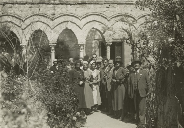 In the cloister of Monreale. 1924