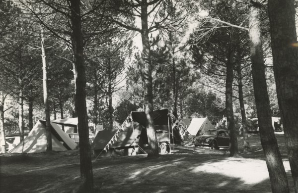 International Camping Park of Marina di Ravenna. 1952-1956