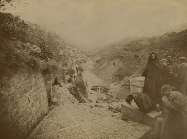 Ponte Secco district in Castelbuono. ca. 1910