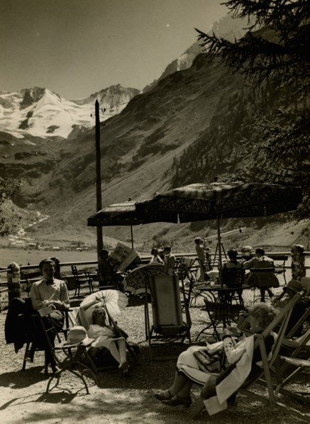Holidaymakers at the Grand Hotel Solda