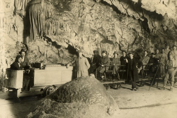 Luigi Vittorio Bertarelli at the Postojna Cave
