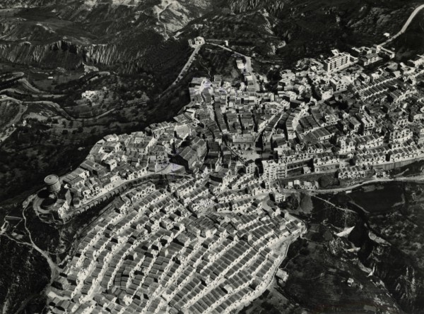 Aerial view of Pisticci