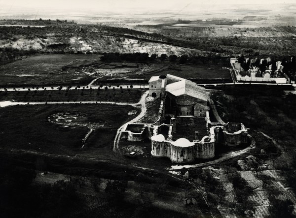 View of the Abbey of the Holy Trinity of Venosa.