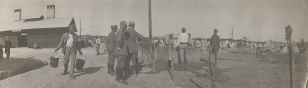 Austrian prisoner-of-war concentration camp in Manzano.