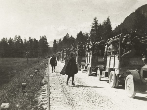 The Touring Caravan departs for Cortina.