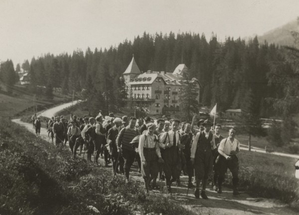 Hikers on the move.