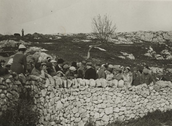 During a visit.
