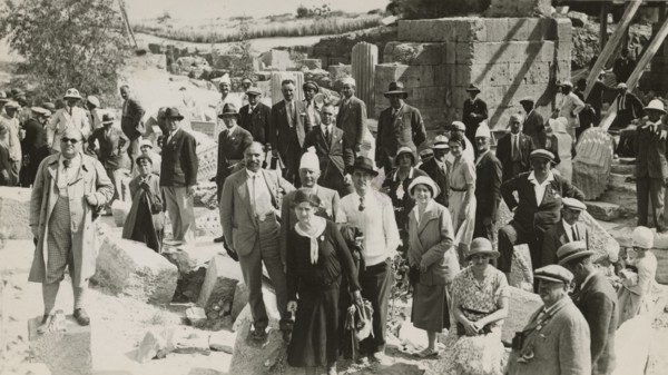 Excursionists at Leptis Magna. 
	
		1931