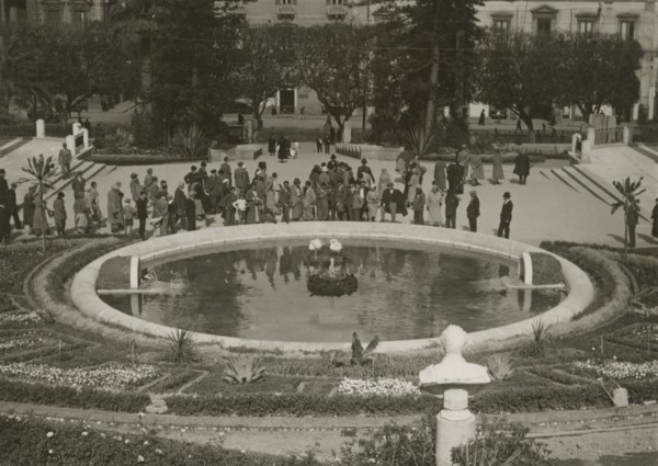 Bellini Garden in Catania. 
	
		1924