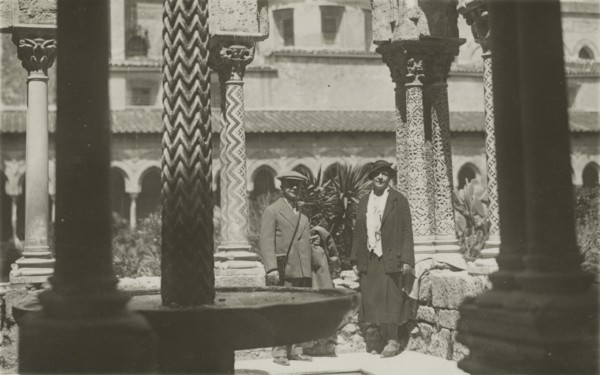 Cloister of the Cathedral of Monreale. 
	
		1924