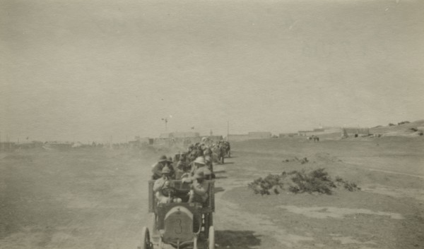 The Caravan departing from Azizia. 
	
		1914
