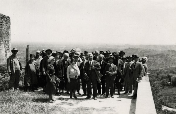The Touring Club Members  in Bertinoro. 1931
