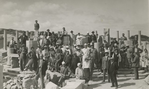 Excursionists at Leptis Magna. 1931