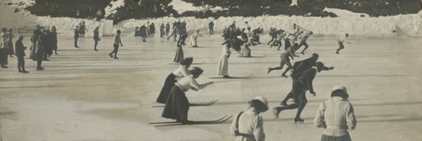 Inauguration of the International Fine Arts Exhibition at Vigna Cartoni. 1911