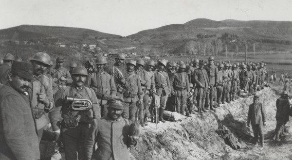 Italian infantry in Thessaloniki.