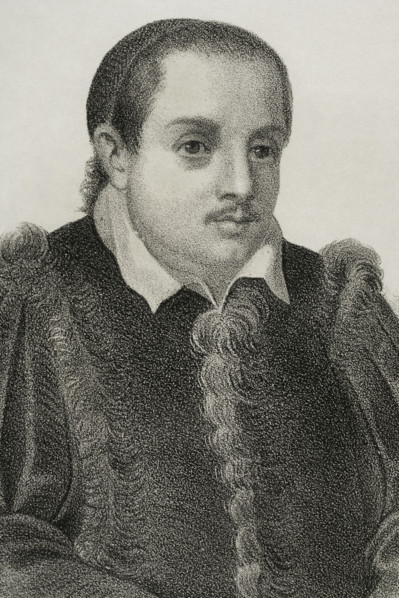 Vicente Espinel (1550-1624). Spanish writer and musician of the Spanish Golden Age. Portrait.