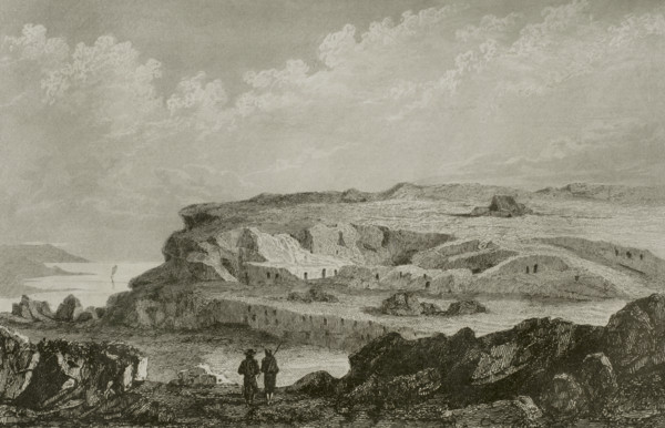Rabat, Malta. Bingemma hill. Engraving. Lemaitre direxit. History of Malta and Gozo, by Frederic