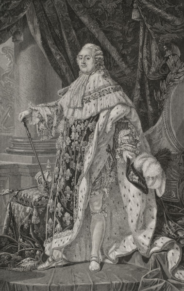 Louis XVI (1754-1793). King of France (1774-1792). He was the last king of France before the fall