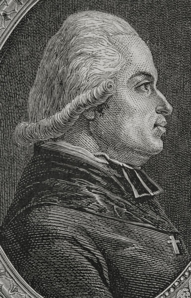 Jean Auguste de Chastenet de Puysegur (1740-1815). French prelate. Appointed archbishop of Bourges