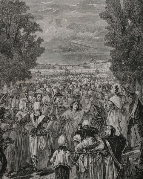French Revolution. The Women's March on Versailles, also called the October March (5-6 October