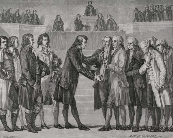 French Revolution. French Constitution of 1791. It was the first written constitution in France,