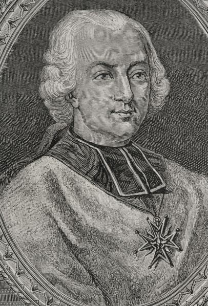 Louis-Rene de Rohan (Louis Rene Edouard de Rohan) (1734-1803). French prelate. Bishop of Strasbourg