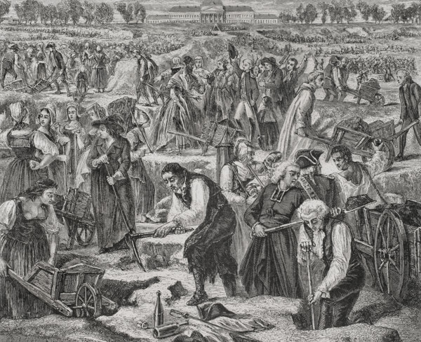 History of France. Fete de la Federation (Festival of the Federation). Commemoration of the first