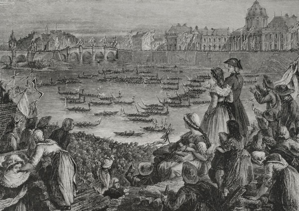History of France. Fete de la Federation (Festival of the Federation). Commemoration of the first