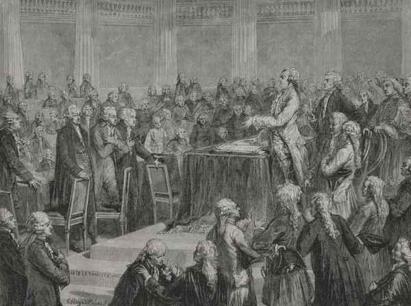 French Revolution. French Constitution of 1791. It was the first written constitution in France,