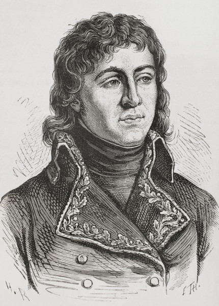 Louis Charles Antoine Desaix (1768-1800). French general. Portrait. Engraving. ""History of the