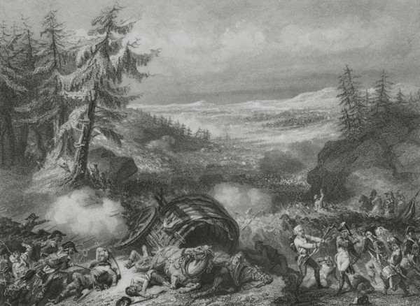 French Revolutionary Wars. Battle of Hohenlinden (3 December 1800). The French army, commanded by
