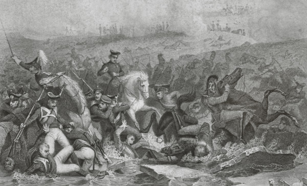 Battle of Austerlitz or Battle of the Three Emperors (2nd December 1805). Part of War of the Third
