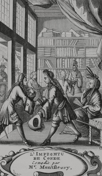L'Impromptu de l'Hotel de Conde"". Comedy by French playwright Antoine Jacob (1639-1685), known as